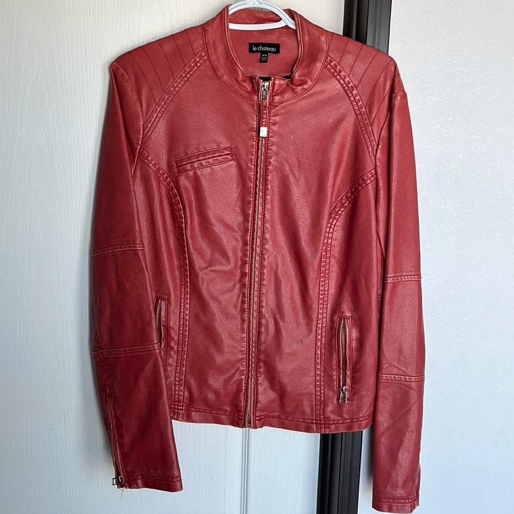 Coral Moto Jacket
